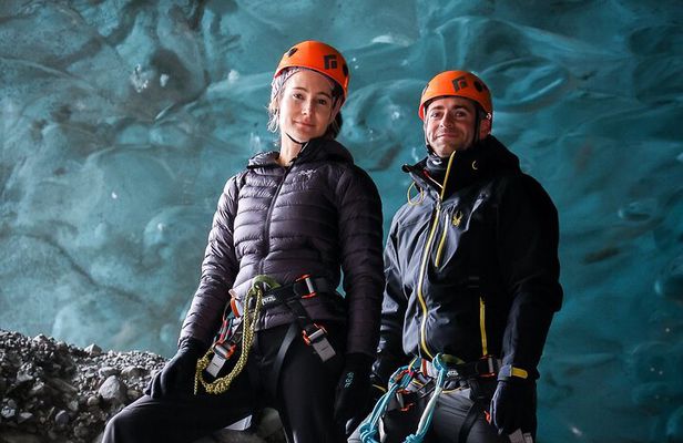 Glacier Hike + Ice Cave Adventure with Professional Photos