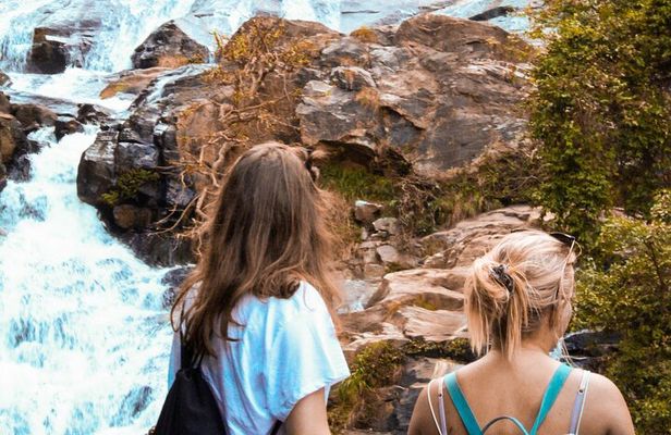 Waterfall Hunting- Bambarakanda & Lanka Falls + Natural Pool Bath