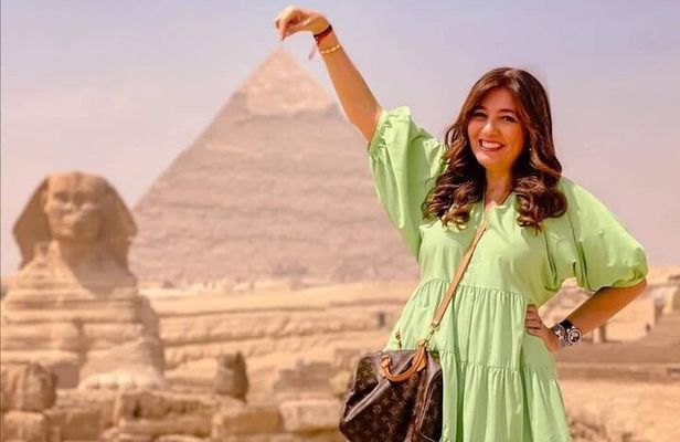 Giza Pyramids, Ride a Camel, Sphinx, Egyptian Museum& Bazaar, Lunch is included.