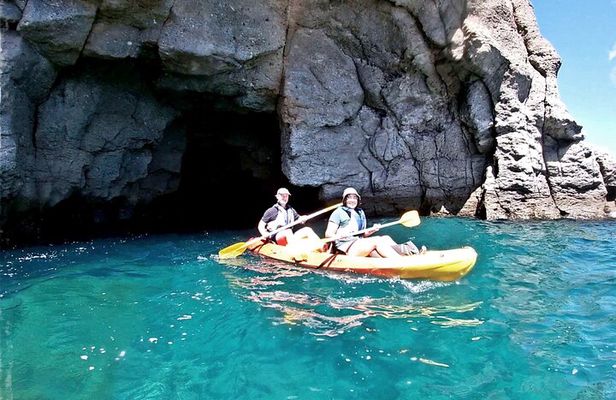 Kayaking Adventure Route with Snorkeling in Mogan Caves