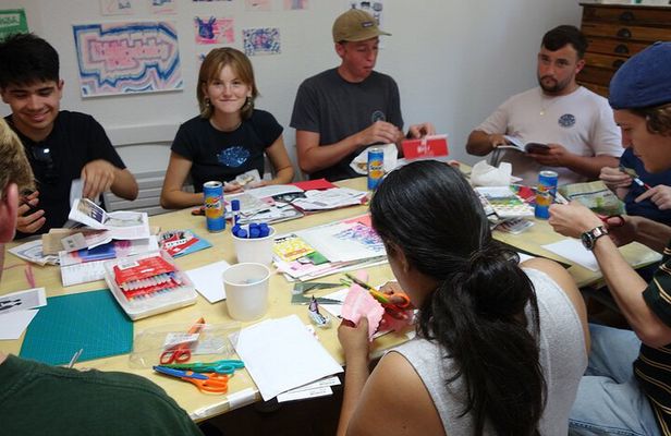 Risography Printing Art Class in Munich to make an Analogue Artwork.