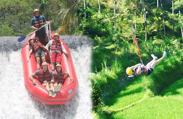 Telaga Waja River Rafting Bali & Zipline (Less Stairs)