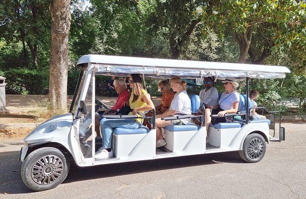 Rome Golf Cart Tour from Villa Borghese Gardens
