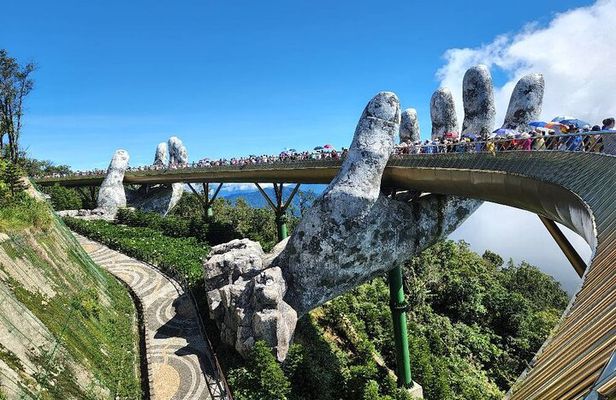 TIEN SA or CHAN MAY Port to GOLDEN BRIDGE - Marble Mountains