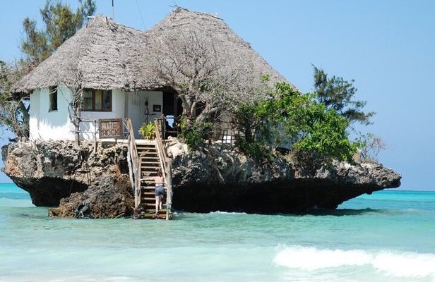 Romantic Seafood Dinner at The Rock Restaurant Zanzibar