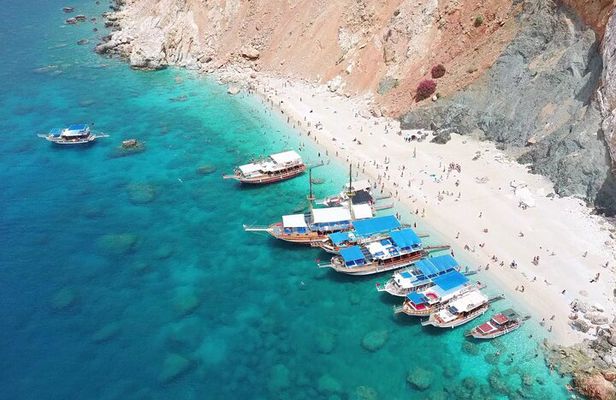 From Antalya Suluda Island Small Group Boat Trip with Lunch