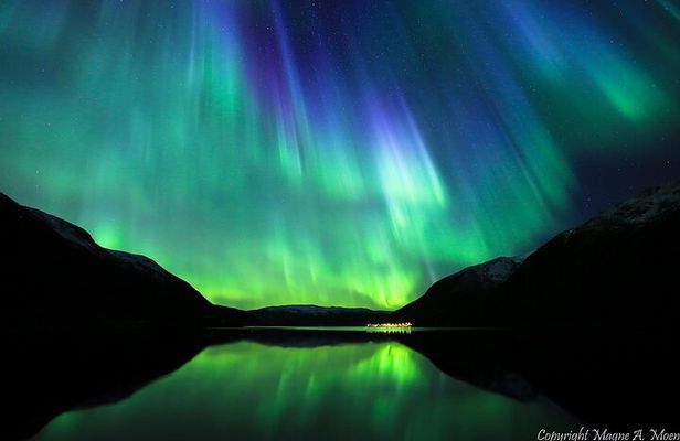 Northern Lights Chase in a small group