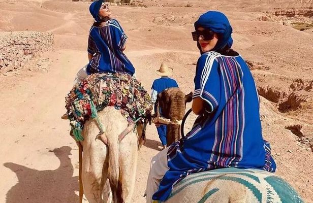Private 1-Hour Camel Ride in Marrakech with Sunset and Tea pause