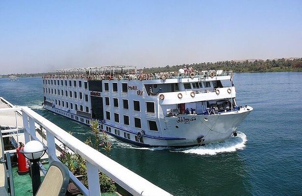 From Luxor: 7-Night Nile River Cruise, Hot Air Balloon with professional guide.