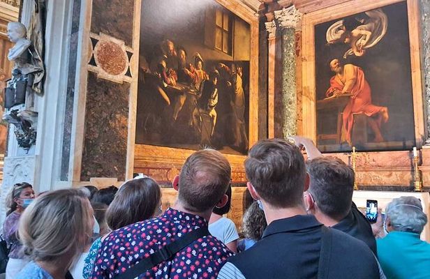 Caravaggio Art Works and Life Locations Walking Tour with PhD Guide