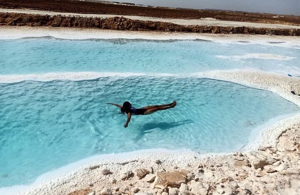From Siwa: Full day to Salt Lake, Cleopatra Spring & Siwa City tour with Sunset