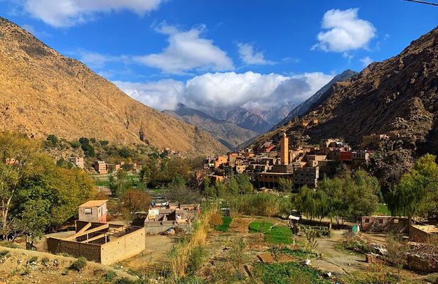 Full-day trip to the Atlas Mountains of Morocco and Camel ride