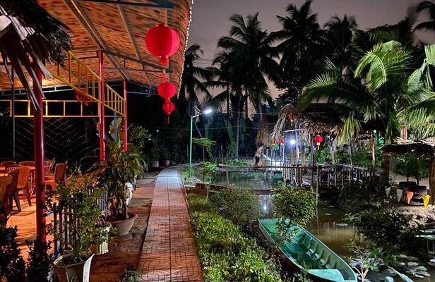 Mekong 2 Days 1 Night SMALL GROUP Stay at Family Tiny Homestay WITH BBQ DINNER