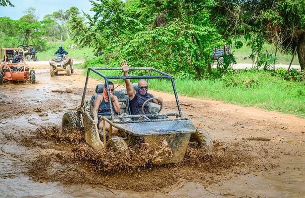 Half-Day Buggy Tour to Water Cave and Macao Beach