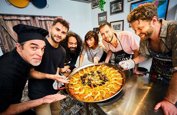 Barcelona Paella Cooking Class with La Boqueria Market Visit