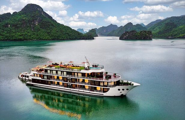 Dora Cruise 3 Days Explore Halong Bay Lan Ha Bay Private Balcony