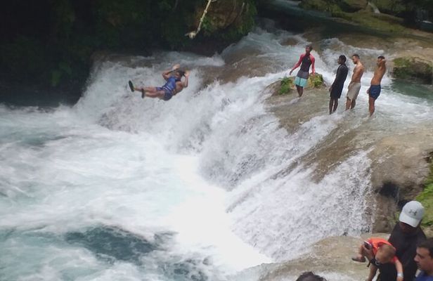 Private Tour from Falmouth to Ocho Rios Blue Hole and Beach
