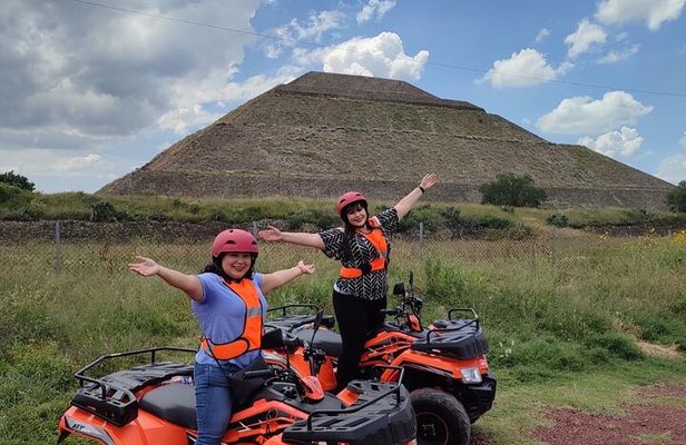 Private ATV tour in the archaeological zone of Teotihuacán