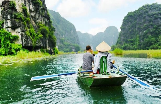 Ninh Binh Full-Day Tour Hoa Lu Tam Coc Cycling, Boat,Buffet Lunch