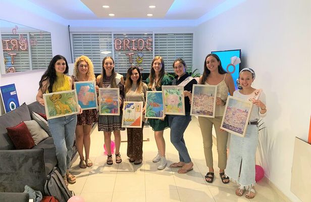 Private Silk Wall Hanging Painting Workshop in Jerusalem