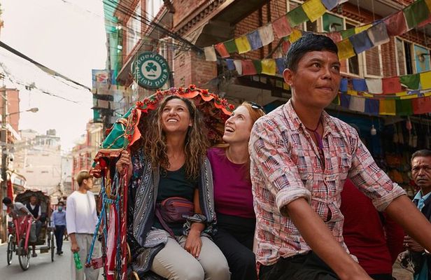 Kathmandu Sunset Tour by Rickshaw Including Durbar Square Visit
