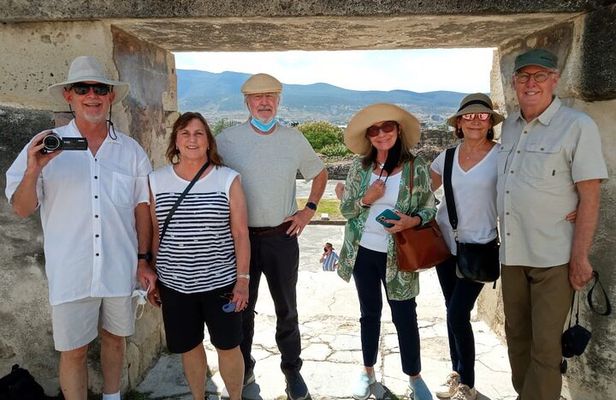 Private Family Tour visitng Mitla, Mezcal Factory, HIerve el Agua