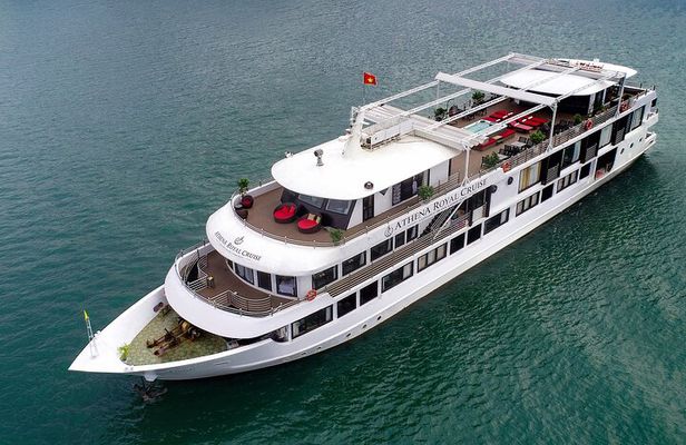 Athena Royal Cruise - Luxury Halong Bay Overnight Cruise 2D1N Tour