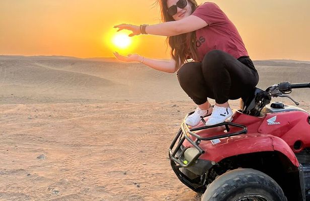 ATV Quad Bike Ride At GIZA Pyramids & BBQ Dinner.