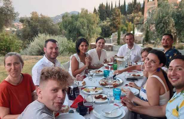 Traditional Dinner with a Magnificent View of Corfù