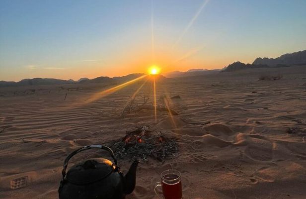 Private Camel Ride Sunset View at Wadi Rum, 30% off