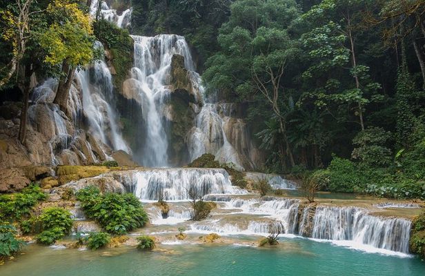 Private Tour: Pak Ou Cave and Kuang Si Waterfall Tour from Luang Prabang