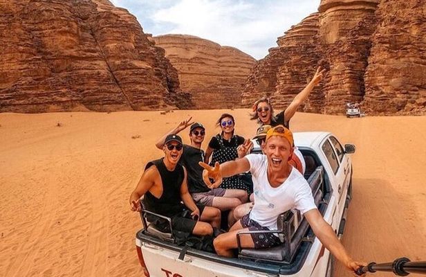 Full Day Jeep Tour with Overnight in Bedouin Camp