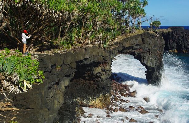 National Park Lava Cliffs and Black Sand Beach