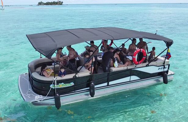 Private Pontoon Day by the Aquarium and San Andres Bay
