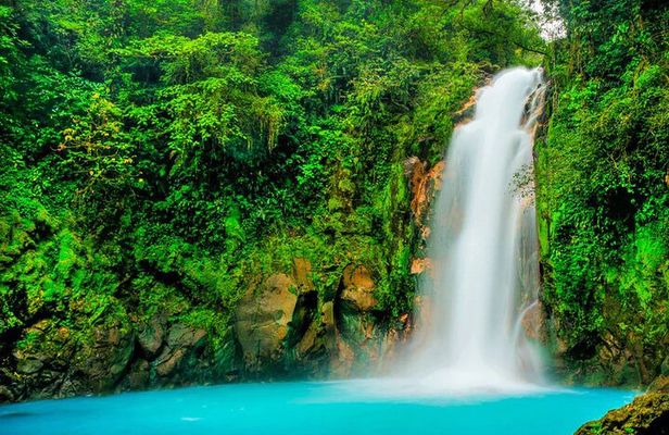 RIO CELESTE RIVER: Tubing+Rainforest+Wildlife+Waterfall+Active Volcano (PRIVATE)