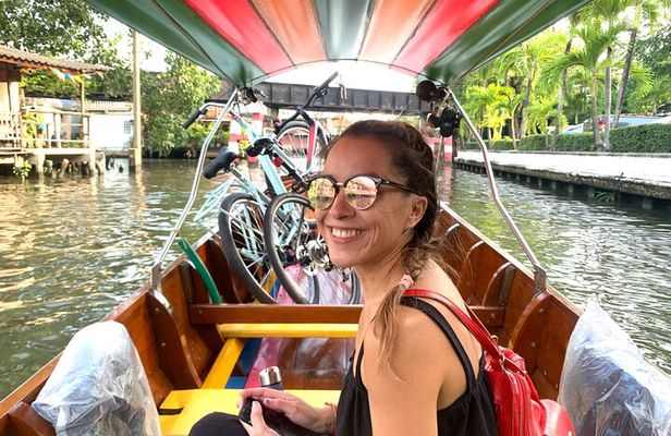 Bangkok: Bicycle Experiences and Longtail Boat Canal Cruise