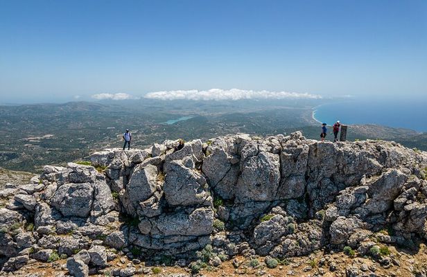 Hiking Mountain Akramitis Rhodes - pick up service available