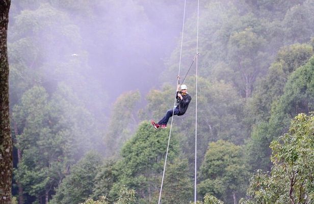 Extream Zipline @ Kingkong Smile and Dip in Hot Spring