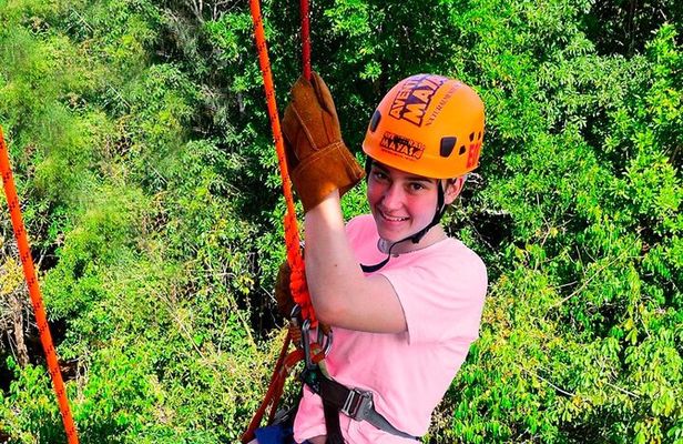 Do it all Tour 2-Snorkeling Lagoon & Cenote-Rappel & ZipLine