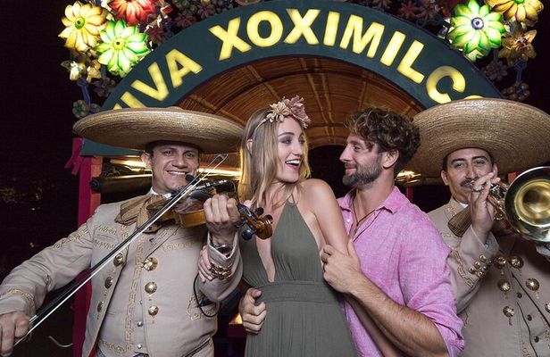 Xoximilco Party Night over Trajinera - Departure from Cancun