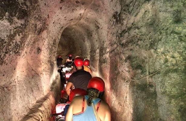 Bali ATV Quad Bike Through Tunnel, Waterfall, White Water Rafting