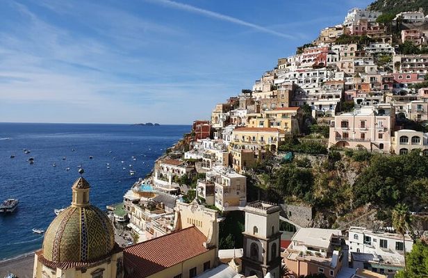 Positano and Amalfi guided tour by sea from Naples