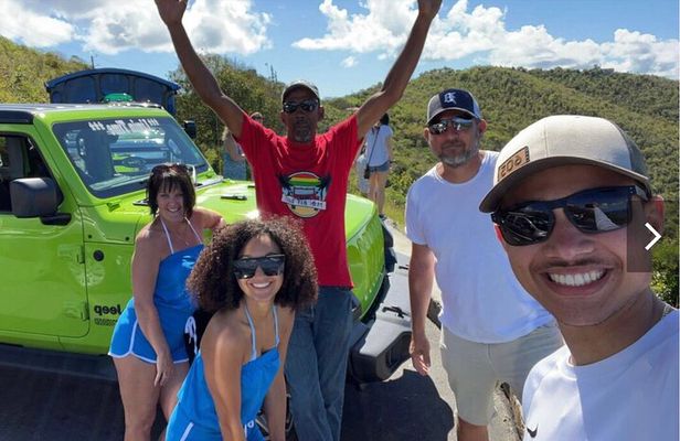 Full Day Cultural Jeep Beach Tour, St. Thomas & Water Island