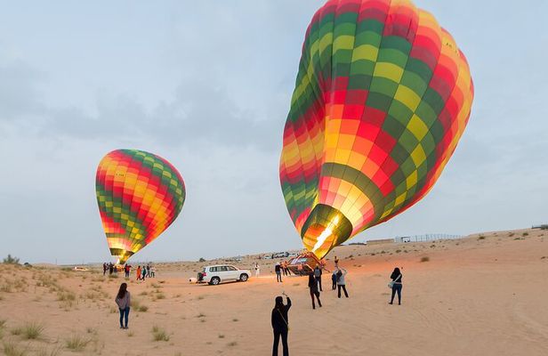 Premium Hot Air Balloon, Breakfast, Camel Ride, Quad Bike & More