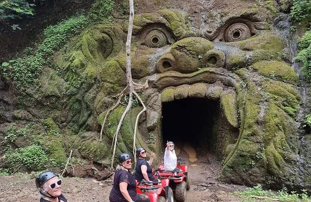 Quad Bike ATV Ride Through Cave and Rafting Adventure With Private Transport