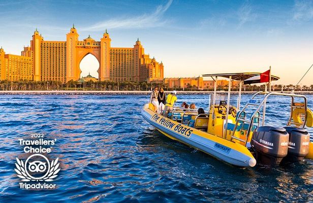 Dubai Marina Guided Sightseeing High-Speed Boat Tour