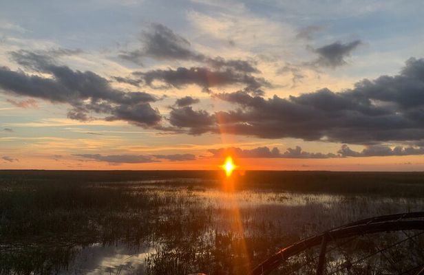Sunset 1.5 Hour Private Airboat Tour of Miami Everglades