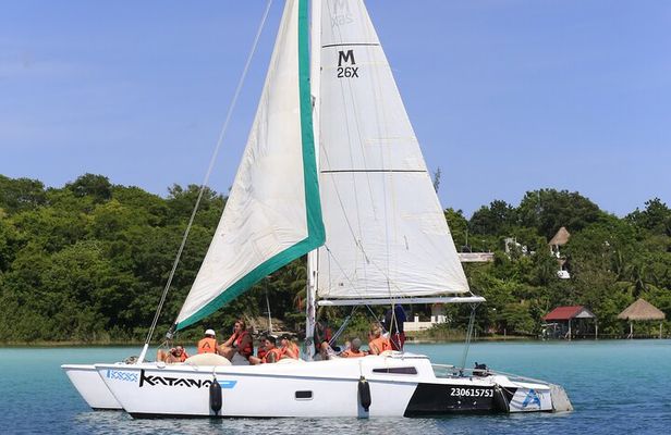 Sailing Tour - Navigating the Lake of Seven Colors Lagoon