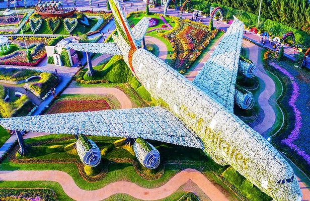Dubai Miracle Garden Ticket with Dubai City Tour