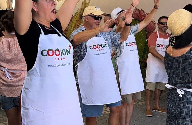Cabo San Lucas Tacos Cooking Class, Mixology and Dancing Lessons